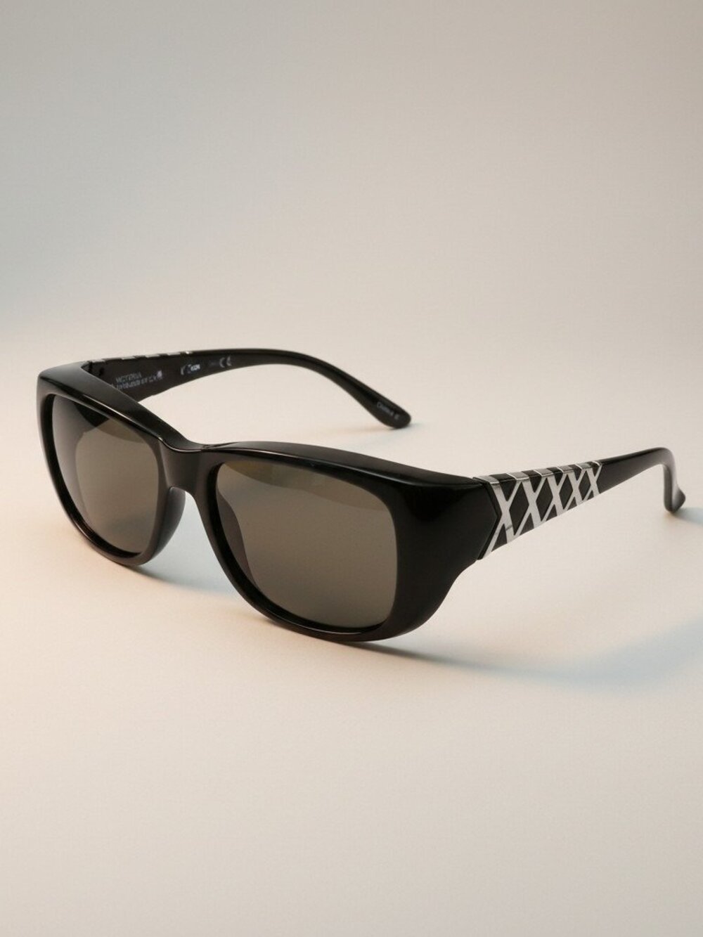 Haven Fits Over Sunwear Polarized Sunglasses Black Wrap Around Women Black Framr